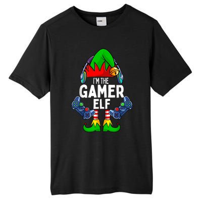 Gamer Elf Matching Family Christmas Tall Fusion ChromaSoft Performance T-Shirt