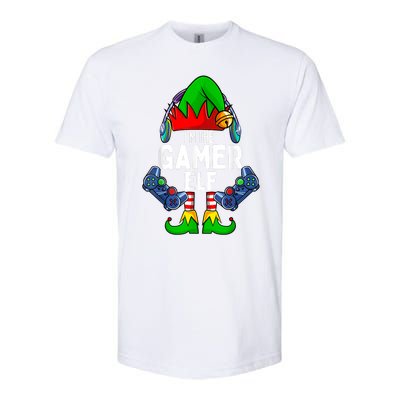 Gamer Elf Matching Family Christmas Softstyle® CVC T-Shirt