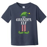 Grandpa Elf Matching Family Group Christmas Party Toddler T-Shirt