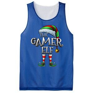 Gamer Elf Matching Family Christmas Gamer Elf Mesh Reversible Basketball Jersey Tank