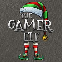 Gamer Elf Matching Family Christmas Gamer Elf Cotton Canvas Backpack