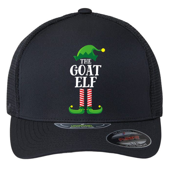 Goat Elf Matching Family Group Christmas Party Flexfit Unipanel Trucker Cap