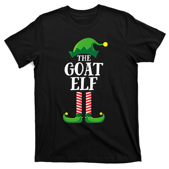 Goat Elf Matching Family Group Christmas Party T-Shirt