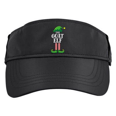 Goat Elf Matching Family Group Christmas Party Adult Drive Performance Visor