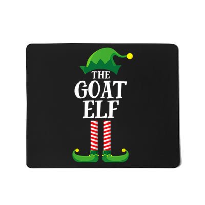 Goat Elf Matching Family Group Christmas Party Mousepad