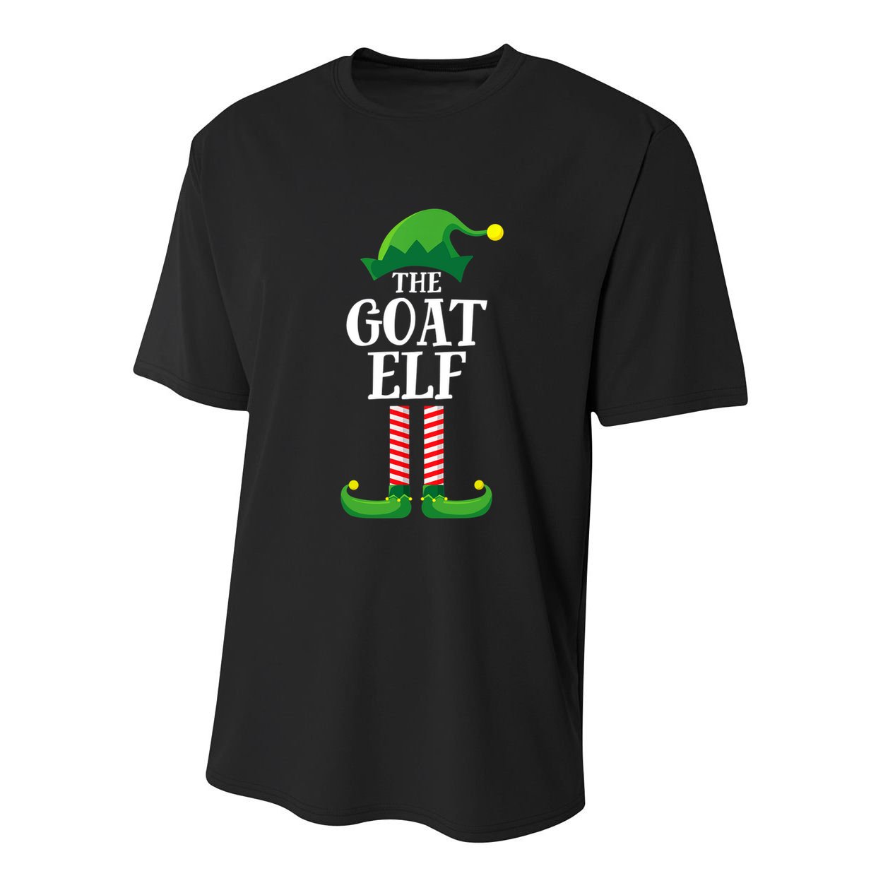 Goat Elf Matching Family Group Christmas Party Youth Performance Sprint T-Shirt