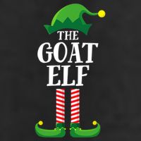 Goat Elf Matching Family Group Christmas Party 25L Jumbo Tote
