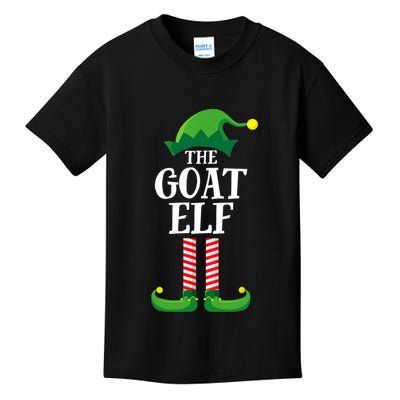 Goat Elf Matching Family Group Christmas Party Kids T-Shirt