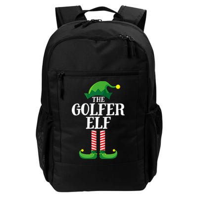 Golfer Elf Matching Family Group Christmas Party Backpack