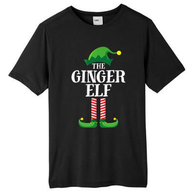 Ginger Elf Matching Family Group Christmas Party Tall Fusion ChromaSoft Performance T-Shirt