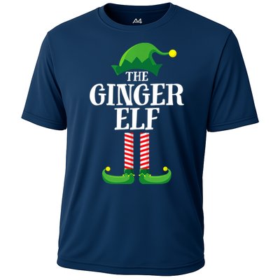 Ginger Elf Matching Family Group Christmas Party Cooling Performance Crew T-Shirt