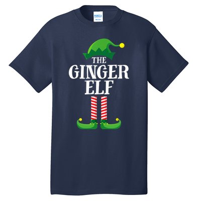 Ginger Elf Matching Family Group Christmas Party Tall T-Shirt