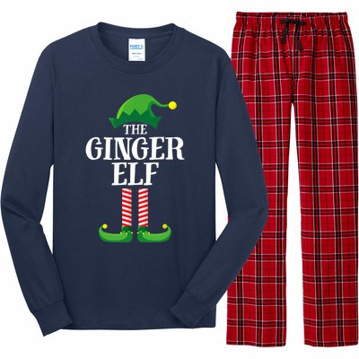 Ginger Elf Matching Family Group Christmas Party Long Sleeve Pajama Set