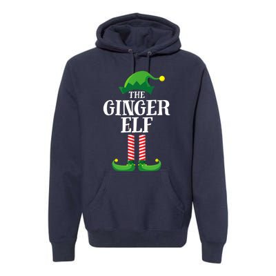 Ginger Elf Matching Family Group Christmas Party Premium Hoodie