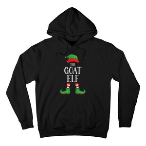 Goat Elf Matching Group Xmas Funny Family Christmas Hoodie