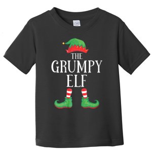 Grumpy Elf Matching Group Xmas Funny Family Christmas Toddler T-Shirt