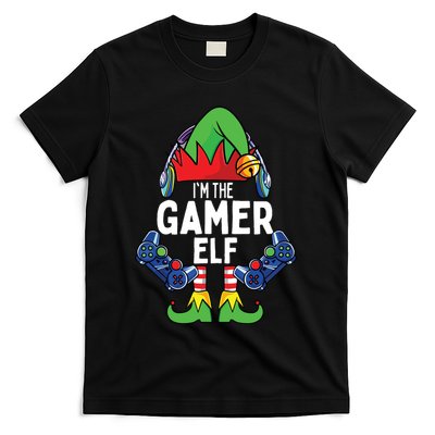 Gamer Elf Matching Family Christmas T-Shirt