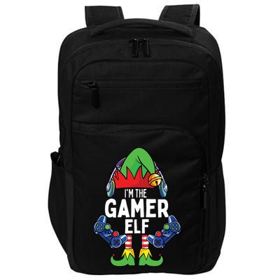 Gamer Elf Matching Family Christmas Impact Tech Backpack