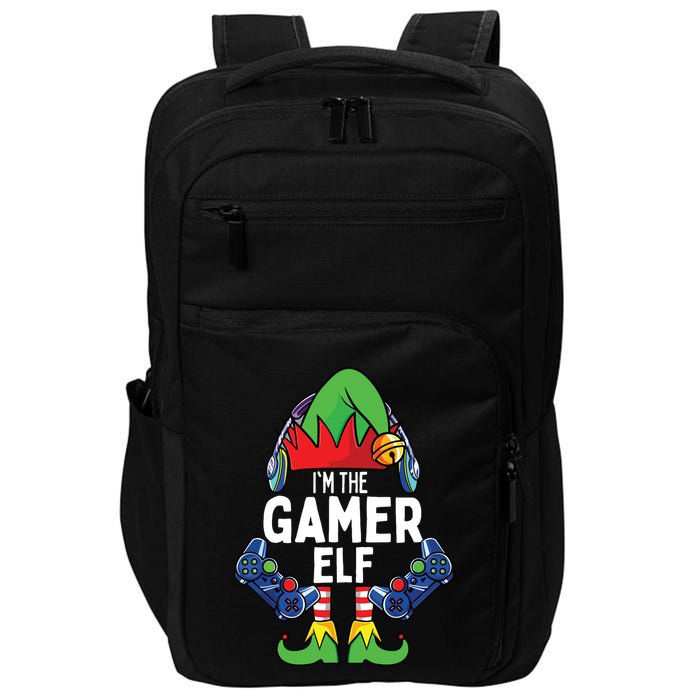 Gamer Elf Matching Family Christmas Impact Tech Backpack
