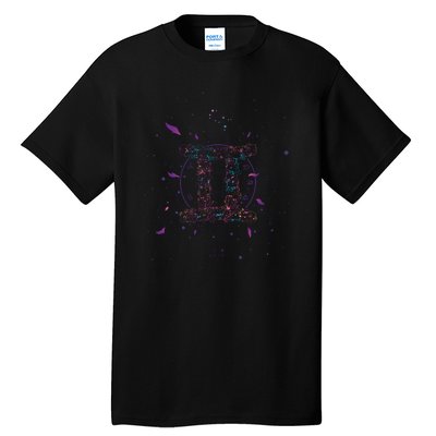 Gemeni Floral Zodiac Tall T-Shirt