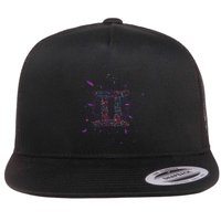 Gemeni Floral Zodiac Flatbill Hat