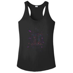 Gemeni Floral Zodiac Ladies PosiCharge Competitor Racerback Tank