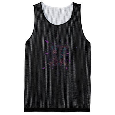 Gemeni Floral Zodiac Mesh Reversible Basketball Jersey Tank