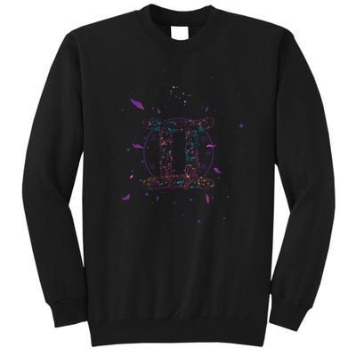 Gemeni Floral Zodiac Tall Sweatshirt