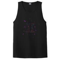 Gemeni Floral Zodiac PosiCharge Competitor Tank