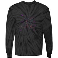 Gemeni Floral Zodiac Tie-Dye Long Sleeve Shirt