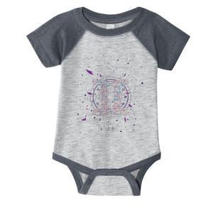 Gemeni Floral Zodiac Infant Baby Jersey Bodysuit