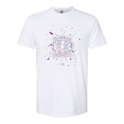 Gemeni Floral Zodiac Softstyle CVC T-Shirt