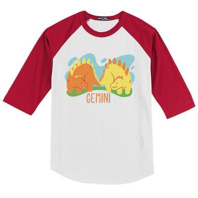 Gemini Dinosaur Kids Colorblock Raglan Jersey