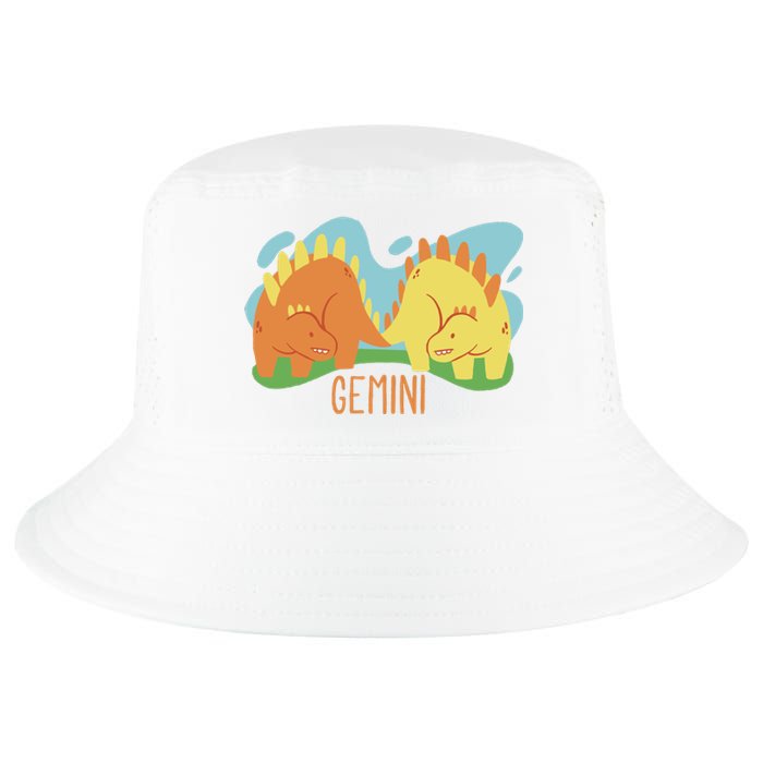 Gemini Dinosaur Cool Comfort Performance Bucket Hat