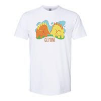 Gemini Dinosaur Softstyle CVC T-Shirt