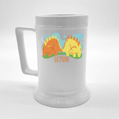 Gemini Dinosaur Beer Stein