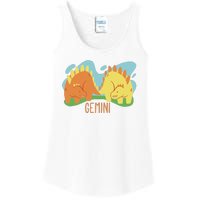 Gemini Dinosaur Ladies Essential Tank