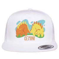 Gemini Dinosaur Flat Bill Trucker Hat