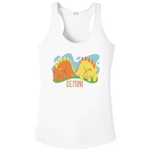 Gemini Dinosaur Ladies PosiCharge Competitor Racerback Tank