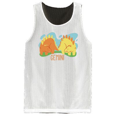 Gemini Dinosaur Mesh Reversible Basketball Jersey Tank