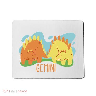 Gemini Dinosaur Mousepad