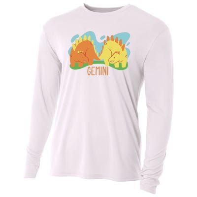 Gemini Dinosaur Cooling Performance Long Sleeve Crew