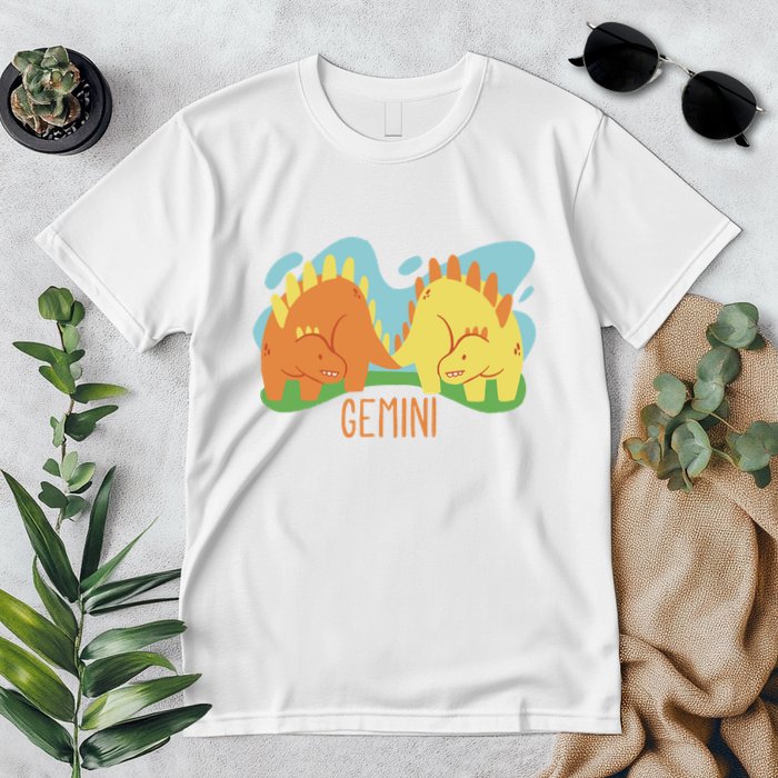 Gemini Dinosaur Premium T-Shirt