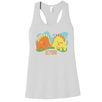 Gemini Dinosaur Women's Racerback Tank