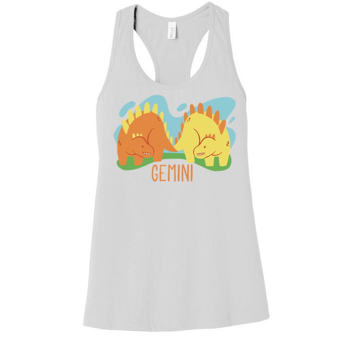 Gemini Dinosaur Women's Racerback Tank