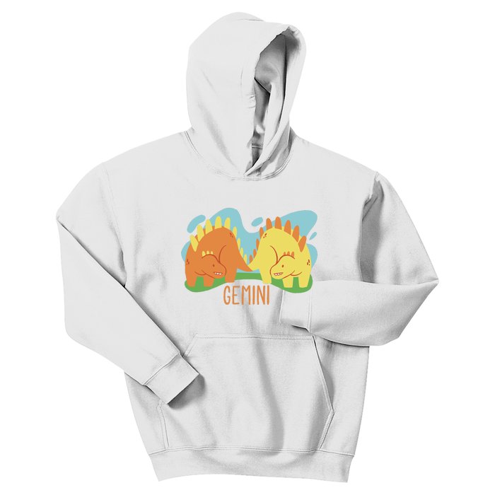 Gemini Dinosaur Kids Hoodie