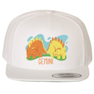 Gemini Dinosaur Wool Snapback Cap