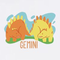 Gemini Dinosaur Kids T-Shirt