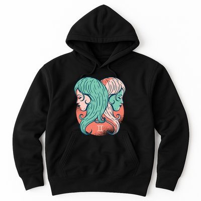 Gemini Zodiac Girl Hoodie