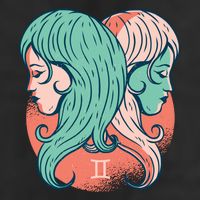 Gemini Zodiac Girl 11oz C Handle Ceramic Mug